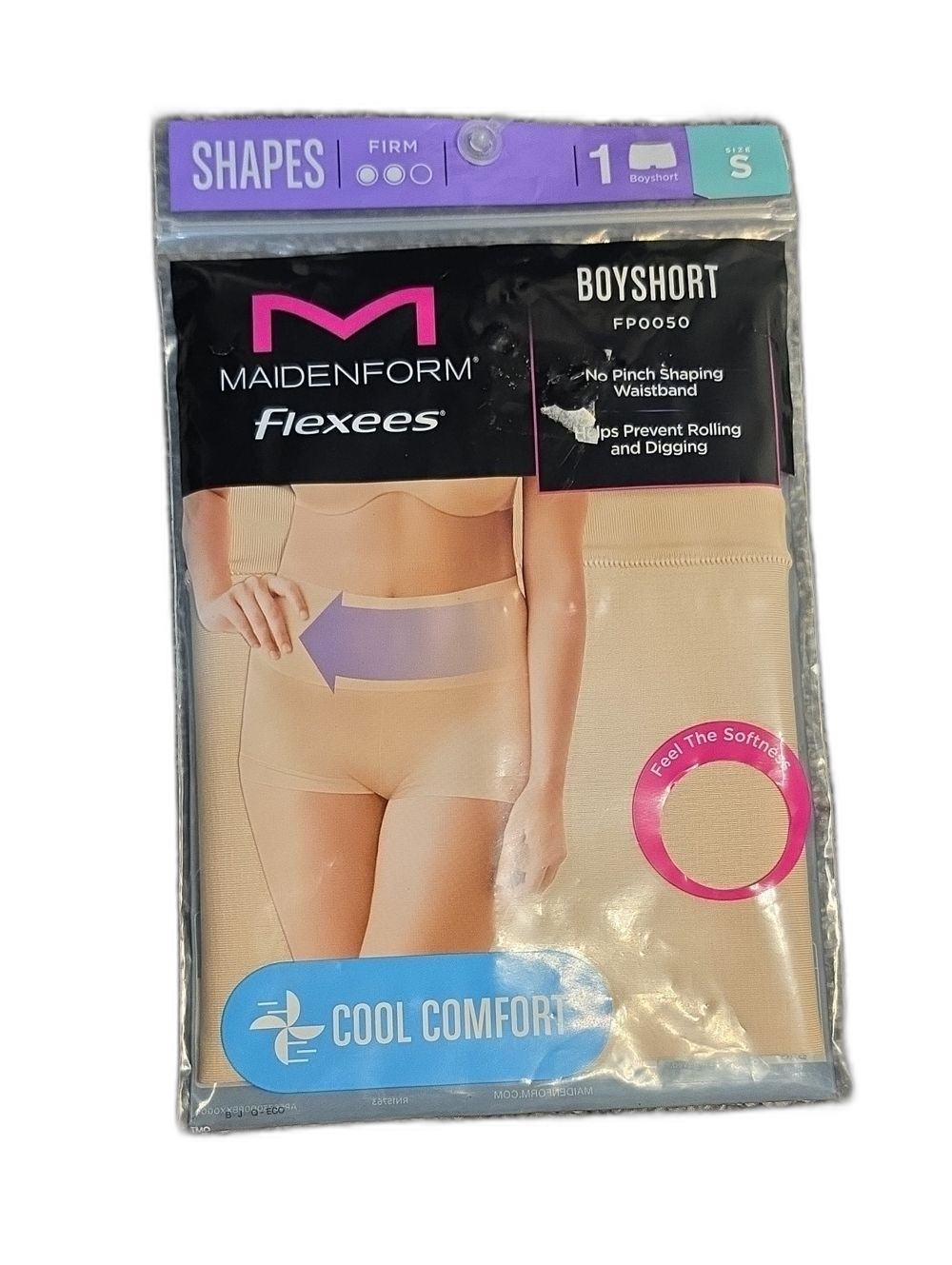Maidenform Flexees Boyshort - Nude/Beige